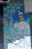 Ladakh - Tikse gompa, mural paintings